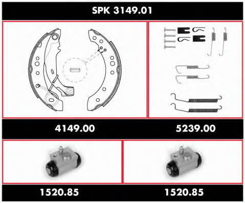 Remsa SPK 3149.01 Bremsbackensatz SPK314901: Kaufen Sie zu einem guten Preis in Polen bei 2407.PL!
