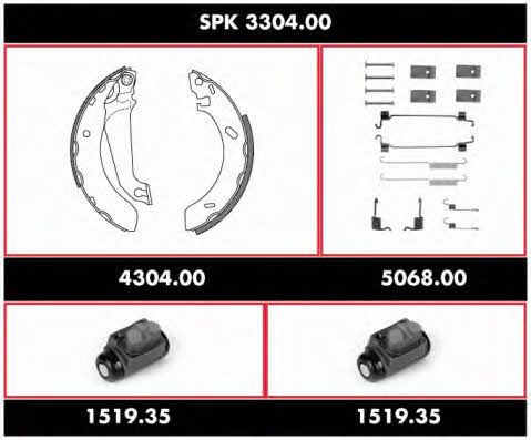Remsa SPK 3304.00 Brake shoe set SPK330400: Buy near me in Poland at 2407.PL - Good price!