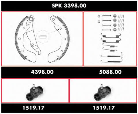 Remsa SPK 3398.00 Brake shoe set SPK339800: Buy near me in Poland at 2407.PL - Good price!