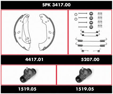 Remsa SPK 3417.00 Bremsbackensatz SPK341700: Kaufen Sie zu einem guten Preis in Polen bei 2407.PL!