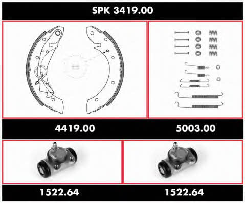 Remsa SPK 3419.00 Колодки тормозные барабанные, комплект SPK341900: Отличная цена - Купить в Польше на 2407.PL!