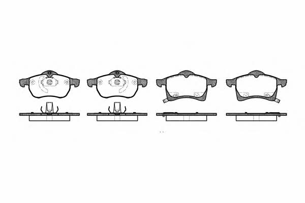 Remsa 0683.02 Brake Pad Set, disc brake 068302: Buy near me in Poland at 2407.PL - Good price!