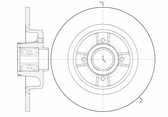 Remsa 6698.20 Bremsscheibe hinten, unbelüftet 669820: Kaufen Sie zu einem guten Preis in Polen bei 2407.PL!