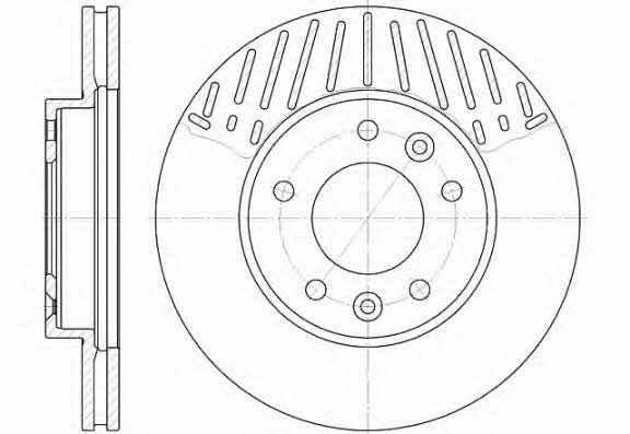 Remsa 6885.10 Innenbelüftete Bremsscheibe vorne 688510: Kaufen Sie zu einem guten Preis in Polen bei 2407.PL!