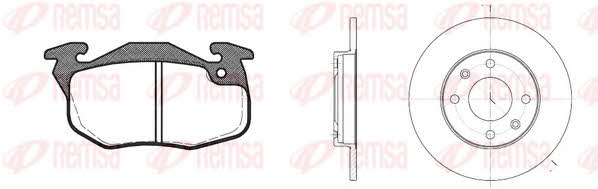 Remsa 8192.03 Диски гальмівні з колодками передні невентильовані, комплект 819203: Приваблива ціна - Купити у Польщі на 2407.PL!