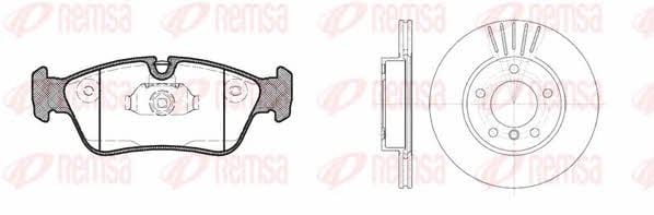 Remsa 8384.02 Front ventilated brake discs with pads, set 838402: Buy near me at 2407.PL in Poland at an Affordable price!