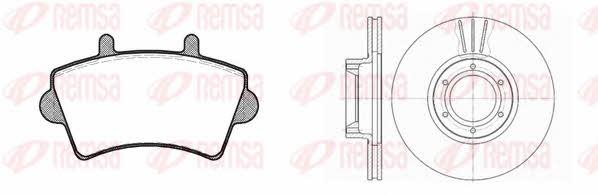 Remsa 8819.00 Front ventilated brake discs with pads, set 881900: Buy near me in Poland at 2407.PL - Good price!