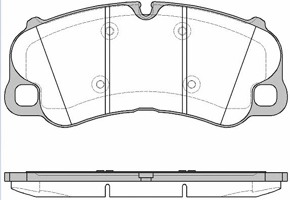 Remsa 1595.10 Тормозные колодки дисковые, комплект 159510: Отличная цена - Купить в Польше на 2407.PL!