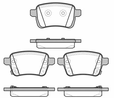 Remsa 1450.22 Brake Pad Set, disc brake 145022: Buy near me in Poland at 2407.PL - Good price!