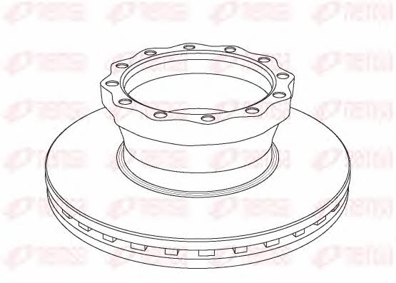 Remsa NCA1043.20 Innenbelüftete Bremsscheibe vorne NCA104320: Kaufen Sie zu einem guten Preis in Polen bei 2407.PL!