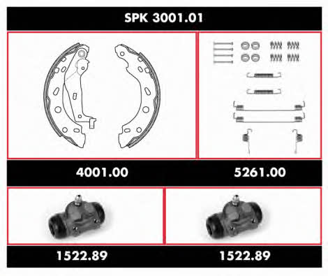 Remsa SPK 3001.01 Brake shoe set SPK300101: Buy near me in Poland at 2407.PL - Good price!