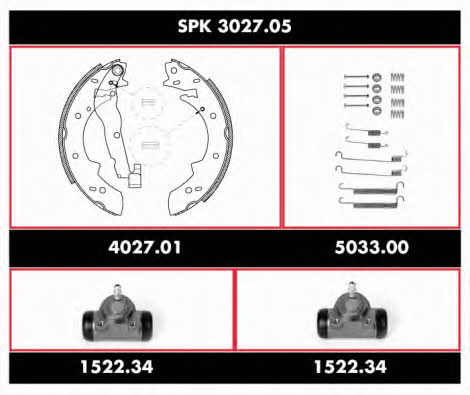 Remsa SPK 3027.05 Bremsbackensatz SPK302705: Kaufen Sie zu einem guten Preis in Polen bei 2407.PL!