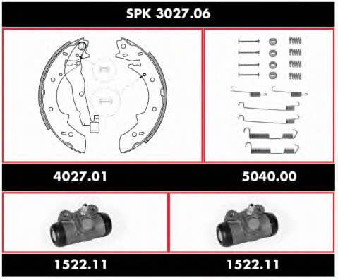 Remsa SPK 3027.06 Колодки тормозные барабанные, комплект SPK302706: Отличная цена - Купить в Польше на 2407.PL!