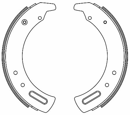 Remsa 4286.00 Колодки тормозные барабанные, комплект 428600: Отличная цена - Купить в Польше на 2407.PL!