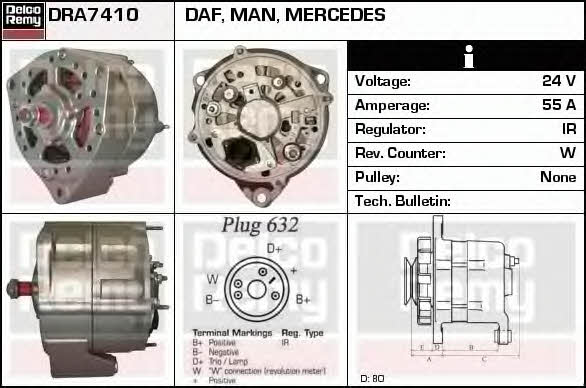 Remy DRA7410 Generator DRA7410: Kaufen Sie zu einem guten Preis in Polen bei 2407.PL!