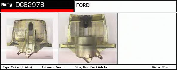 Remy DC82978 Brake caliper front left DC82978: Buy near me at 2407.PL in Poland at an Affordable price!