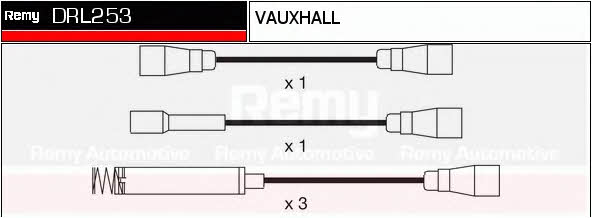 Remy DRL253 Zündkabel kit DRL253: Kaufen Sie zu einem guten Preis in Polen bei 2407.PL!