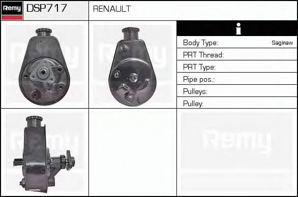Remy DSP717 Hydraulikpumpe, Lenkung DSP717: Kaufen Sie zu einem guten Preis in Polen bei 2407.PL!