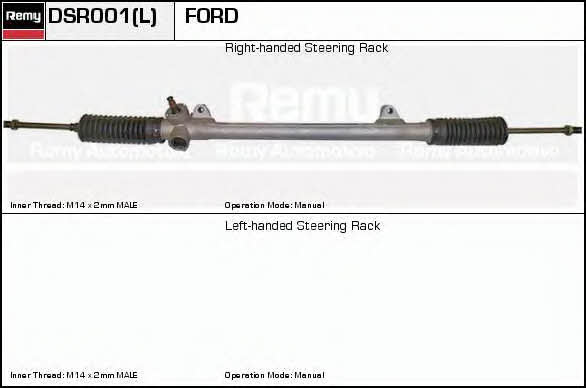 Remy DSR001L Steering Gear DSR001L: Buy near me in Poland at 2407.PL - Good price!