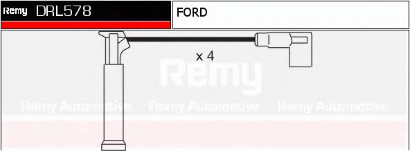 Remy DRL578 Ignition cable kit DRL578: Buy near me in Poland at 2407.PL - Good price!
