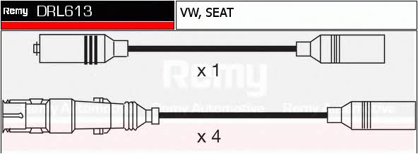 Remy DRL613 Ignition cable kit DRL613: Buy near me in Poland at 2407.PL - Good price!