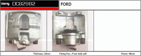 Remy DC82982 Brake caliper front left DC82982: Buy near me in Poland at 2407.PL - Good price!