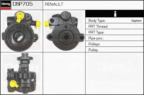 Remy DSP705 Hydraulic Pump, steering system DSP705: Buy near me in Poland at 2407.PL - Good price!