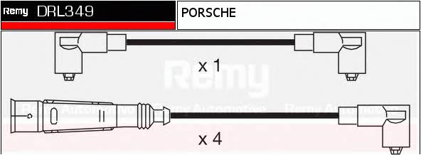 Remy DRL349 Провода высоковольтные, комплект DRL349: Отличная цена - Купить в Польше на 2407.PL!