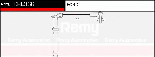 Remy DRL366 Zündkabel kit DRL366: Kaufen Sie zu einem guten Preis in Polen bei 2407.PL!