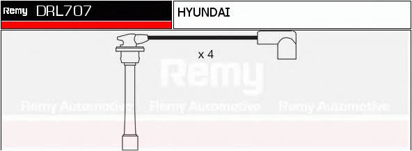 Remy DRL707 Провода высоковольтные, комплект DRL707: Отличная цена - Купить в Польше на 2407.PL!