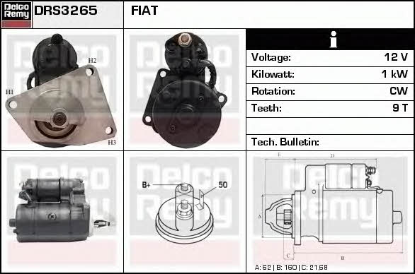 Remy DRS3265 Starter DRS3265: Buy near me in Poland at 2407.PL - Good price!