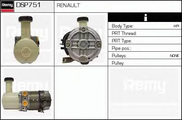 Remy DSP751 Pompa hydrauliczna, układ kierowniczy DSP751: Dobra cena w Polsce na 2407.PL - Kup Teraz!
