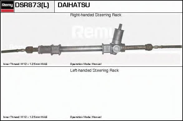 Remy DSR873L Steering Gear DSR873L: Buy near me in Poland at 2407.PL - Good price!