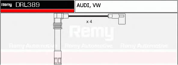 Remy DRL389 Zündkabel kit DRL389: Bestellen Sie in Polen zu einem guten Preis bei 2407.PL!