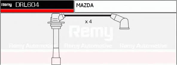 Remy DRL604 Ignition cable kit DRL604: Buy near me in Poland at 2407.PL - Good price!
