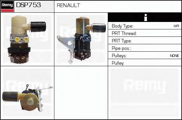 Remy DSP753 Hydraulikpumpe, Lenkung DSP753: Kaufen Sie zu einem guten Preis in Polen bei 2407.PL!