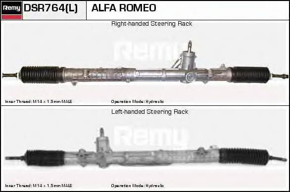 Remy DSR764L Przekładnia kierownicza ze wspomaganiem hydraulicznym DSR764L: Dobra cena w Polsce na 2407.PL - Kup Teraz!