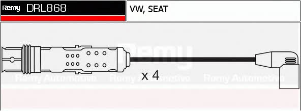 Remy DRL868 Ignition cable kit DRL868: Buy near me in Poland at 2407.PL - Good price!