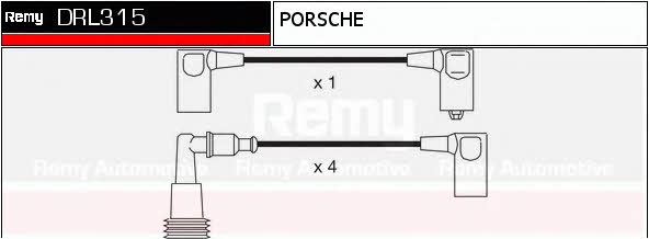 Remy DRL315 Дроти високовольтні, комплект DRL315: Приваблива ціна - Купити у Польщі на 2407.PL!