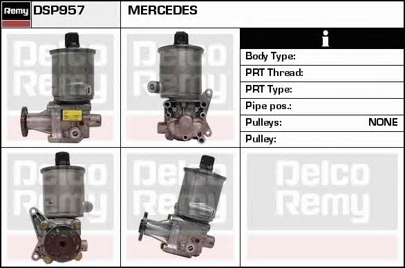 Remy DSP957 Pompa hydrauliczna, układ kierowniczy DSP957: Dobra cena w Polsce na 2407.PL - Kup Teraz!