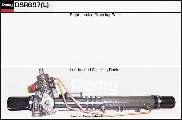 Remy DSR697L Рулевая рейка с ГУР DSR697L: Отличная цена - Купить в Польше на 2407.PL!