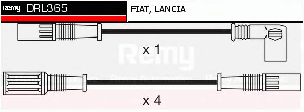 Remy DRL365 Przewody wysokiego napięcia, komplet DRL365: Dobra cena w Polsce na 2407.PL - Kup Teraz!