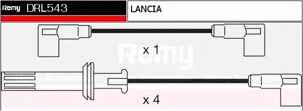 Remy DRL543 Провода высоковольтные, комплект DRL543: Отличная цена - Купить в Польше на 2407.PL!