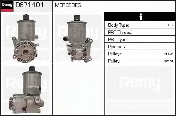 Remy DSP1401 Hydraulic Pump, steering system DSP1401: Buy near me in Poland at 2407.PL - Good price!