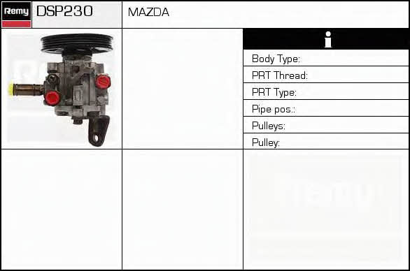 Remy DSP230 Hydraulikpumpe, Lenkung DSP230: Kaufen Sie zu einem guten Preis in Polen bei 2407.PL!