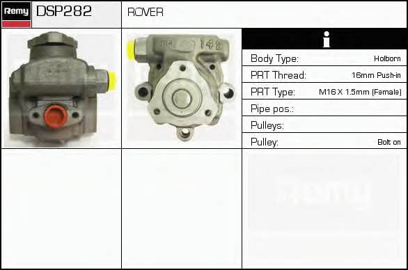 Remy DSP282 Pompa hydrauliczna, układ kierowniczy DSP282: Dobra cena w Polsce na 2407.PL - Kup Teraz!