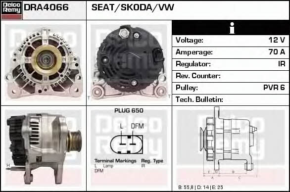 Remy DRA4066 Generator DRA4066: Kaufen Sie zu einem guten Preis in Polen bei 2407.PL!