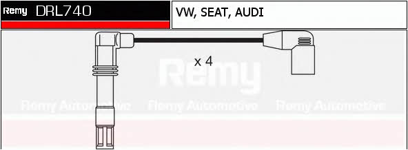 Remy DRL740 Провода высоковольтные, комплект DRL740: Отличная цена - Купить в Польше на 2407.PL!