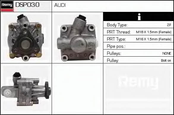 Remy DSP030 Hydraulic Pump, steering system DSP030: Buy near me in Poland at 2407.PL - Good price!