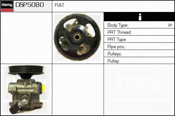 Remy DSP5080 Hydraulic Pump, steering system DSP5080: Buy near me in Poland at 2407.PL - Good price!